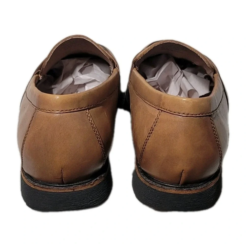Abeo B.I.O. System Mens Size‎ 12 N Nathan Neutral Penny Loafers Congnac